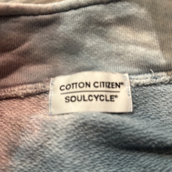 COTTON CITIZEN X SOUL CYCLE Brooklyn Tie Die Sweatshirt Size Medium✨ - Picture 3 of 4